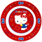 จานเมลามีนทรงลึก Hello Kitty 7.7 นิ้ว สีแดง